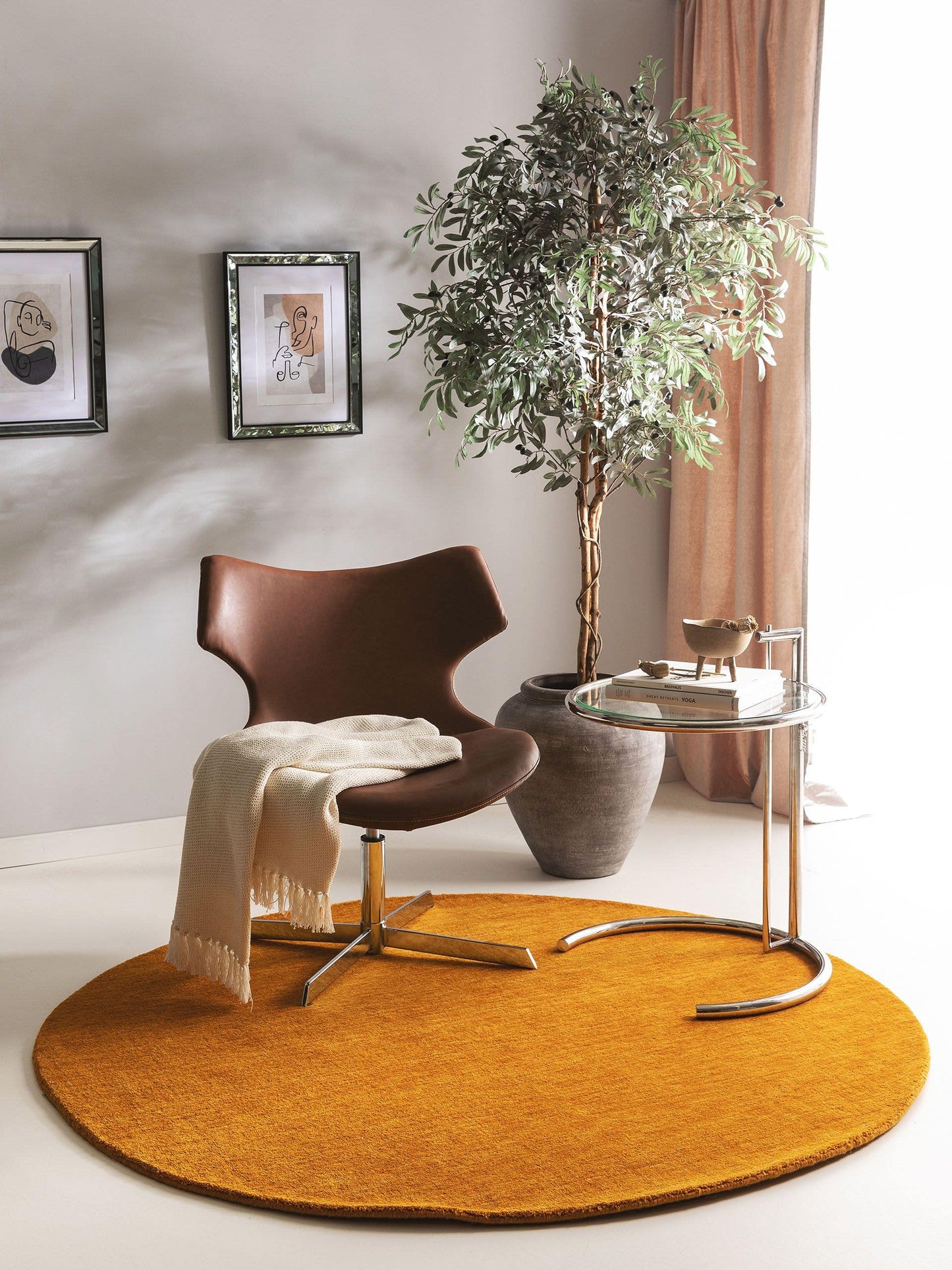 Jamal Apvalus Vilnonis Kilimas DS6