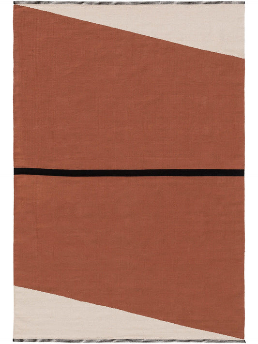 Lenny Stačiakampis Medvilninis Kilimas