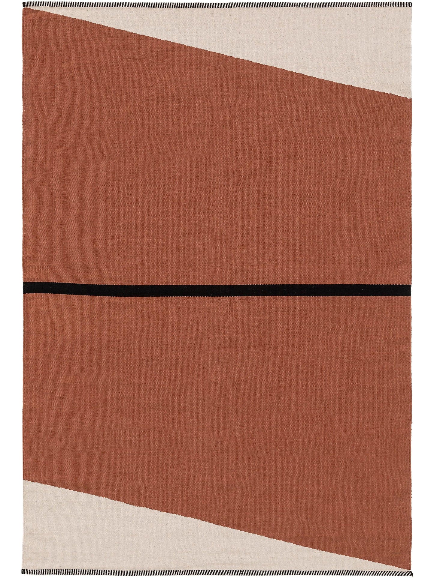 Lenny Stačiakampis Medvilninis Kilimas