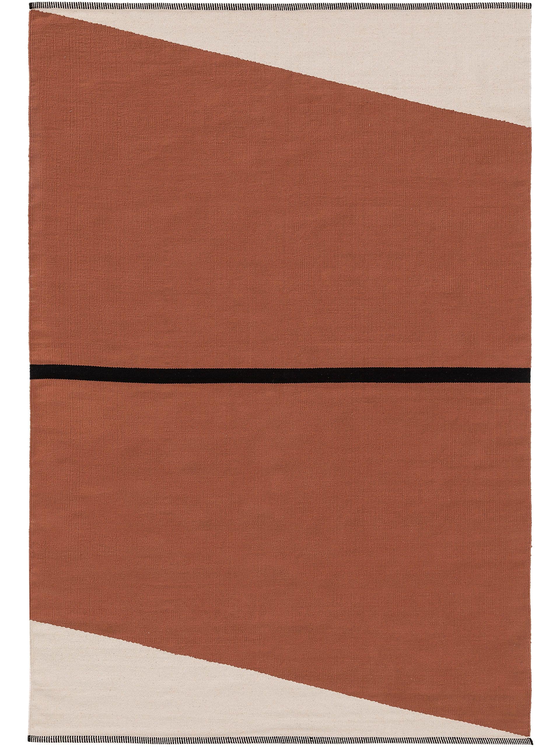 Lenny Stačiakampis Medvilninis Kilimas