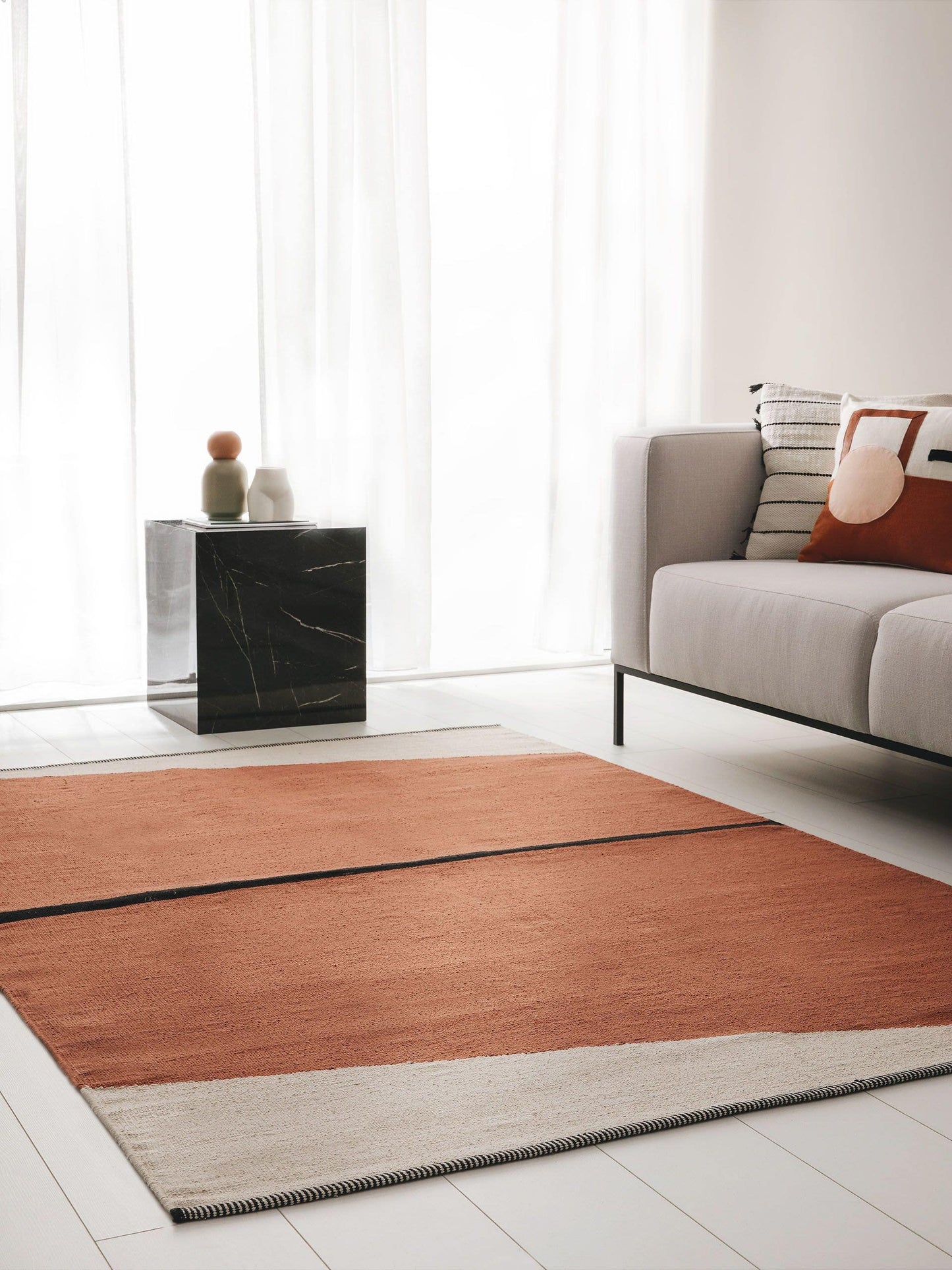 Lenny Stačiakampis Medvilninis Kilimas DS3