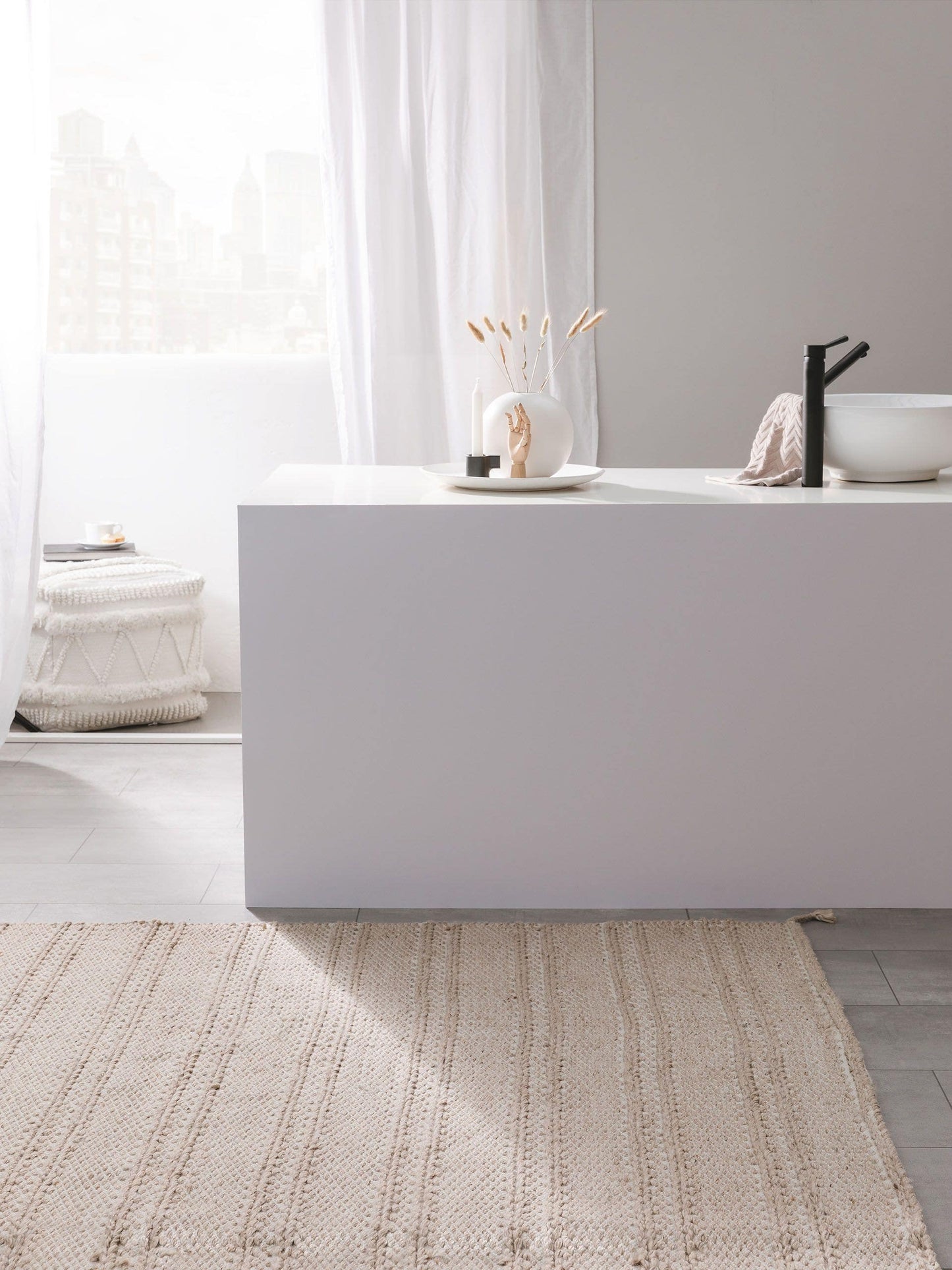 Rene Stačiakampis Perdirbtas Kilimas DS1