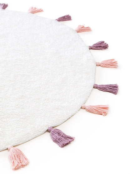 Malu Apvalus Medvilninis Kilimas DS4