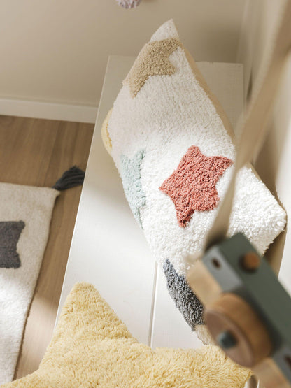 Vaikiškas skalbiamas Stars Stačiakampis Medvilninis Kilimas DS1