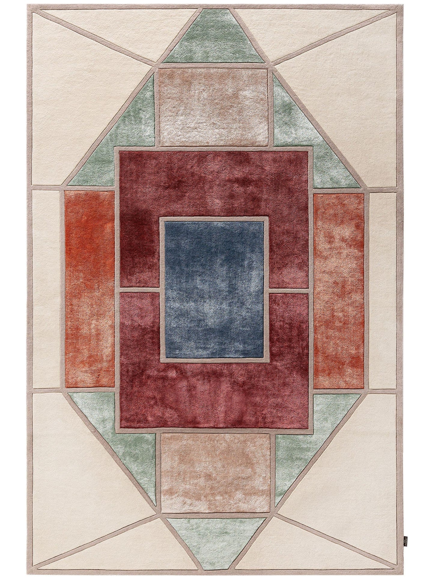 Mandala Stačiakampis Kilimas