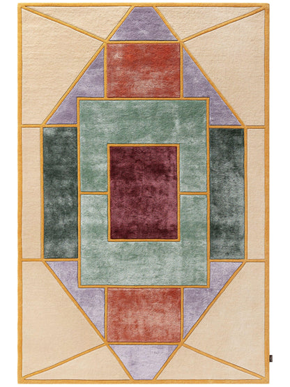 Mandala Stačiakampis Kilimas