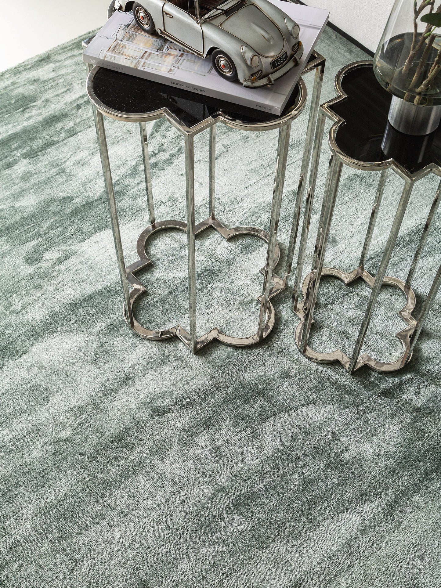 Nela Stačiakampis Viskozinis Kilimas DS9