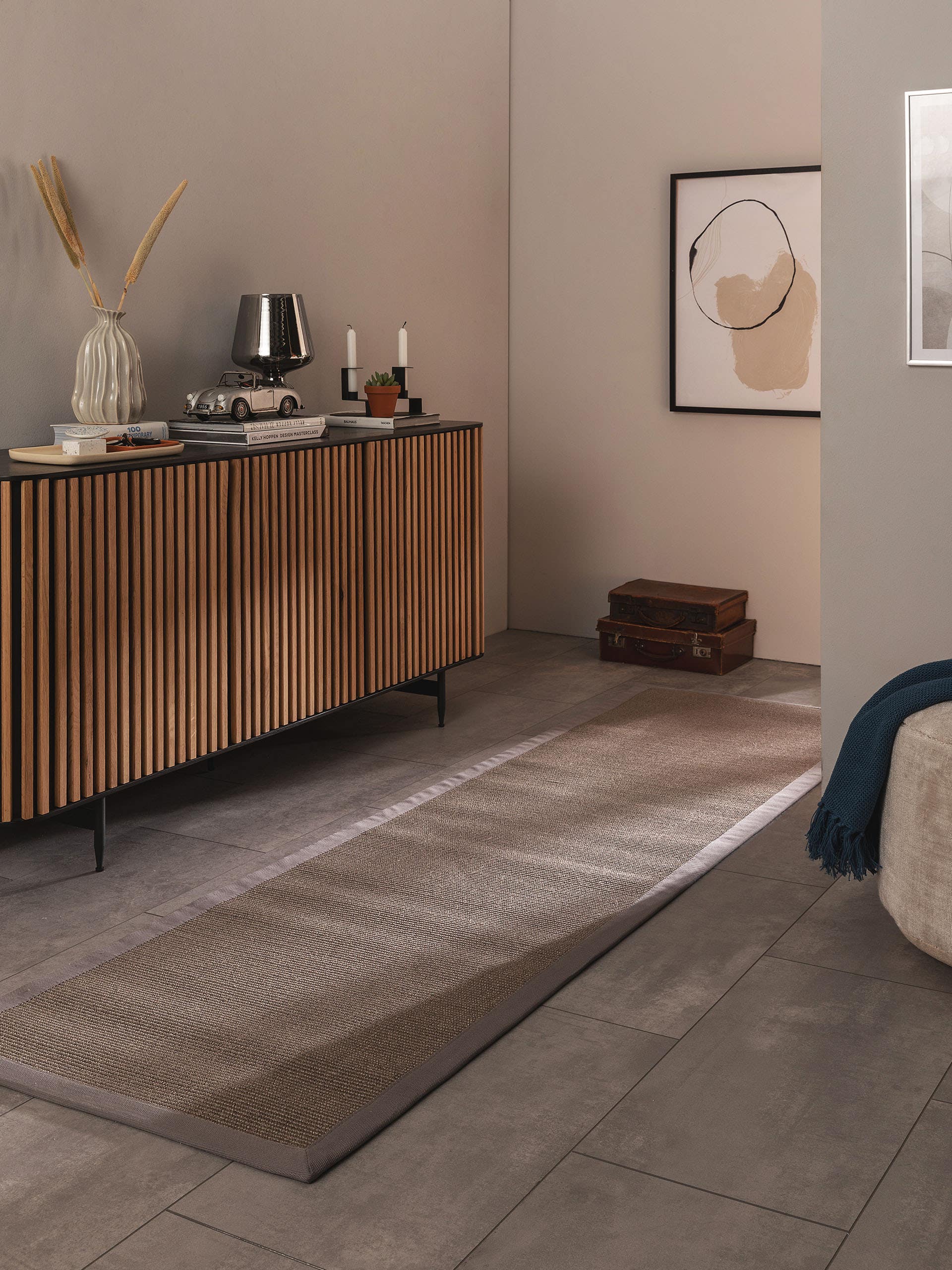 rudas pailgas kilimas koridoriui 70x300cm 